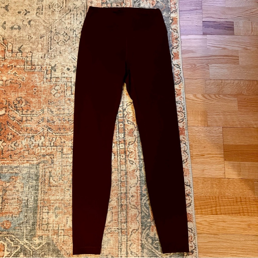 lululemon athletica Burgundy Leggings